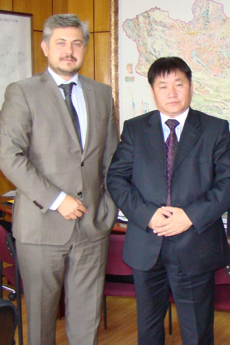 с г-ном Даждорыном Зоргтом, Министром полезных ископаемых и энергетики республики Монголия
